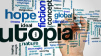 Utopia,Concept,Word,Cloud,Background